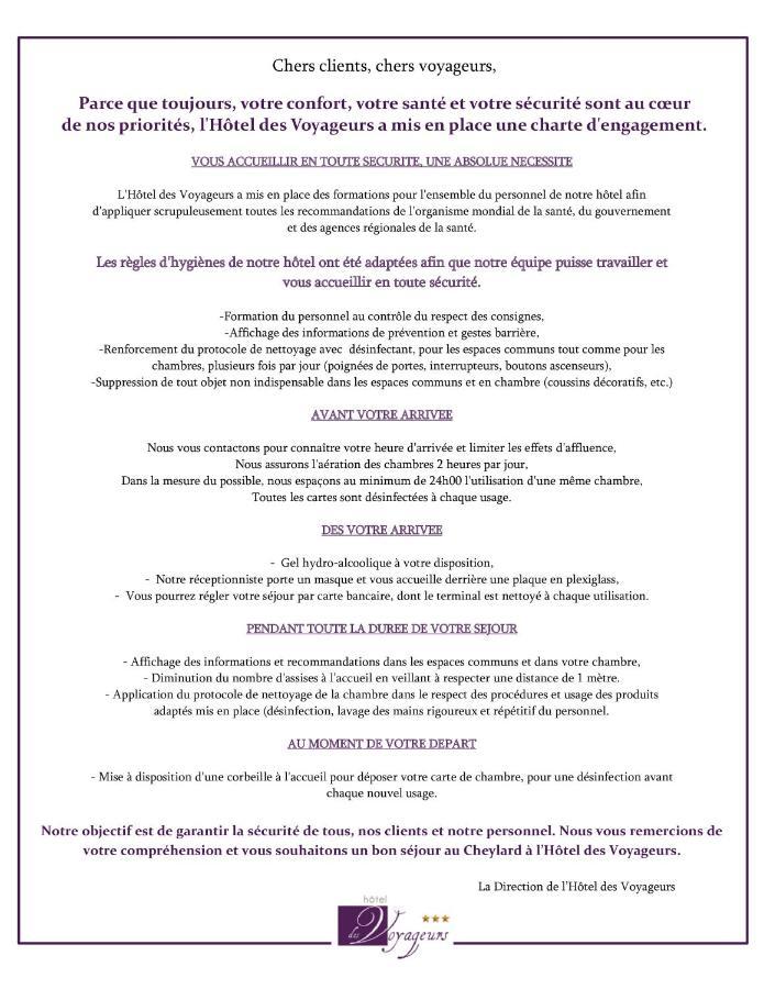 Hotel-Restaurant Des Voyageurs Le Cheylard Екстериор снимка